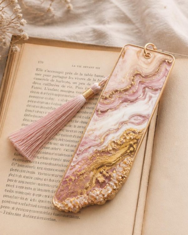 Fluid Art Resin Bookmark